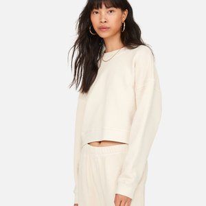 MATE The Label Fleece Crop Sweatshirt